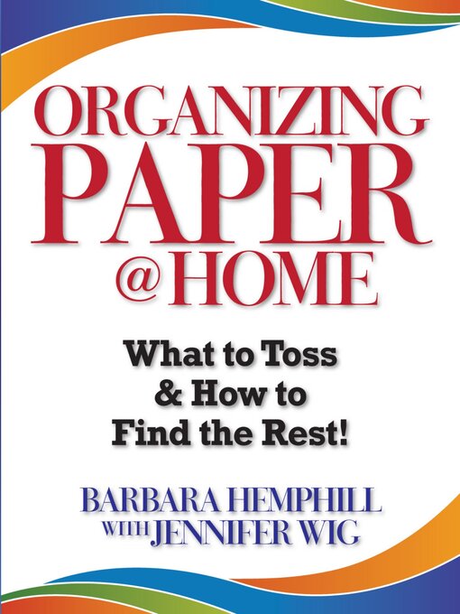 Cover image for Organizing Paper @ Home
